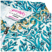 Sobrecamisa Serendipity de Elie Beaumont - Azul Aqua Barroco