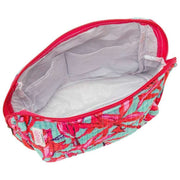 Neceser de terciopelo Serendipity de Elie Beaumont - Coral Lily Pink