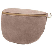 Bolso bandolera grande Elie Beaumont de ante - Beige visón