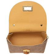 Bolso Mini Bambou de ante Elie Beaumont - Beige Visón