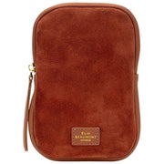 Bolso para teléfono Elie Beaumont de ante - Bronceado