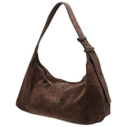 Bolso holgado de ante Elie Beaumont - Marrón chocolate