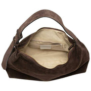 Bolso holgado de ante Elie Beaumont - Marrón chocolate