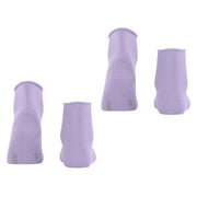 Esprit Basic Pure 2 Pack Short Socks - Lupine Purple