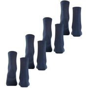 Esprit Solid 4 Pack Socks - Marine Navy