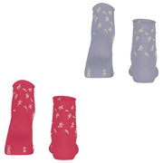 Esprit Twig Short 2 Pack Socks - Pink/Purple Mix