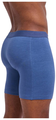 Falke Daily Comfort - Pack de 2 calzoncillos de pierna larga - azul/naranja
