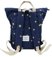 Mochila mediana bordada de Kind Bag London Hackney - Stars Navy