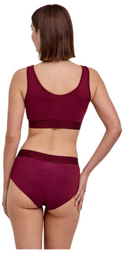 Falke Daily Comfort - Pack de 2 bralettes tipo corpiño - Rojo