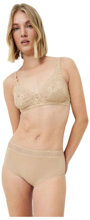 Sujetador sin aros Amourette Triumph - Beige piel