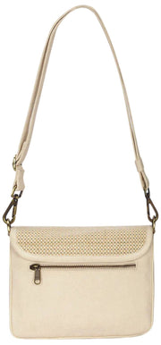 Bolso de hombro tejido Hindbag Margault - Beige nude