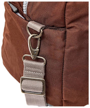 Bolso de viaje Roka Gatwick mediano de lona reciclada - Marrón chocolate