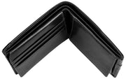 Cartera plegable Dents Itchen Coin - Negro