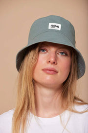 Gorro de pescador Hindbag Bob - Verde salvia