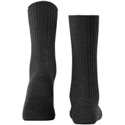 Falke Cosy Wool Boot Socks - Anthracite Mel Grey