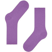 Falke Cosy Wool Boot Socks - Pink Iris Lilac