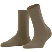 Falke Cosy Wool Socks - Shitake Brown