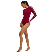 Body Falke Daily Bateau Brief - Chianti Rojo