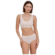 Falke Daily Comfort - Pack de 2 bralettes tipo corpiño - Azul/Beige