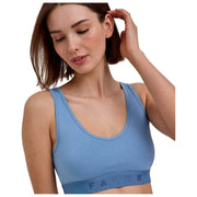 Falke Daily Comfort - Pack de 2 bralettes tipo corpiño - Azul/Beige