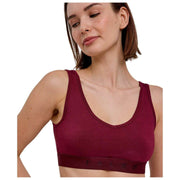 Falke Daily Comfort - Pack de 2 bralettes tipo corpiño - Rojo