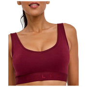 Falke Bralette tipo corpiño con estampado Daily Comfort, paquete de 2 - Rojo