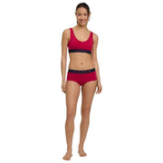 Falke Daily Comfort Print Pack de 2 bralettes tipo corpiño - Rojo/Negro