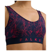 Falke Daily Comfort Print Pack de 2 bralettes tipo corpiño - Rojo/Negro