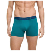 Falke Daily Comfort - Calzoncillos tipo bóxer estampados, color verde azulado