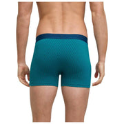 Falke Daily Comfort - Calzoncillos tipo bóxer estampados, color verde azulado