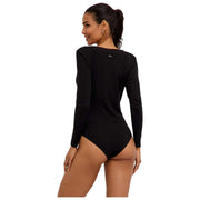 Falke Body corto Daily Drape - Negro