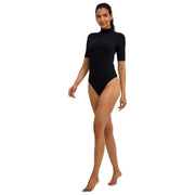 Falke Body De Tiras Con Líneas Gráficas Diarias - Negro