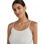 Falke Daily Natural Spaghetti Strap Top - White