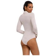 Body Falke Daily Polo Brief - Blanco Perla