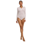 Body Falke Daily Polo Brief - Blanco Perla
