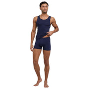 Calzoncillo bóxer sin costuras Falke Daily - Midnight Navy