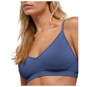 Bralette estilo corpiño sin costuras Daily Falke - Captain Blue