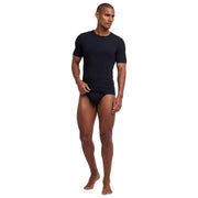 Camiseta Falke Daily Sin Costuras Con Cuello Redondo - Negro