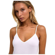 Falke Daily Top Spaghetti Sin Costuras - Blanco
