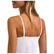 Falke Daily Top Spaghetti Sin Costuras - Blanco