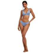 Bralette triangular Falke Delicate Touch - Azul Acero