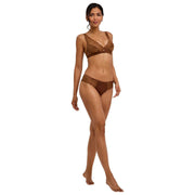 Bralette triangular Falke Delicate Touch - Deer Brown