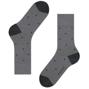 Falke Dot Socks - Steel Mel Grey