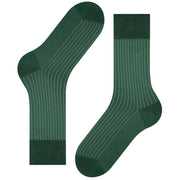 Falke Oxford Stripe Socks - Hunter Green