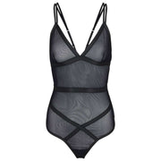 Body de hilo Falke Private Bondage - Negro