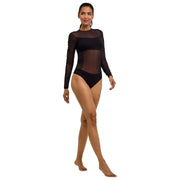 Body de hilo censurado de Falke Private - Negro