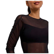 Body de hilo censurado de Falke Private - Negro