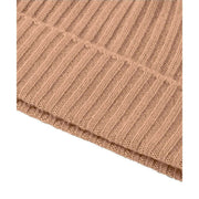 Falke Ribbed Cashmere Beanie - Camel Brown