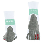 Falke RU Compression Stabilizing Running Socks - White/Teal