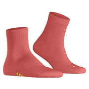 Falke Run Rib Short Socks - Lobster Red